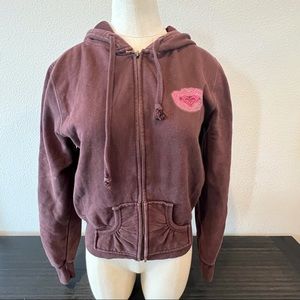 Girls Roxy Zip Up Sweatshirt